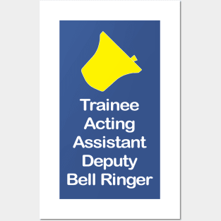 Trainee Bell Ringer (Dark Background) Posters and Art